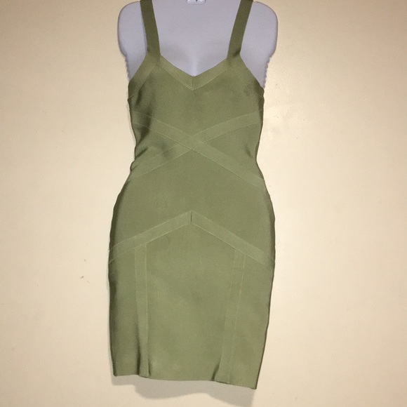 Women light green bandage dress size small NEW - Picture 1 of 8